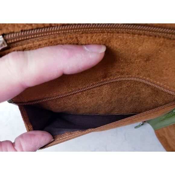 Red Envelope Jewelry Travel Case Clutch Pouch Organizer Leather (?) in Green - Picture 9 of 10